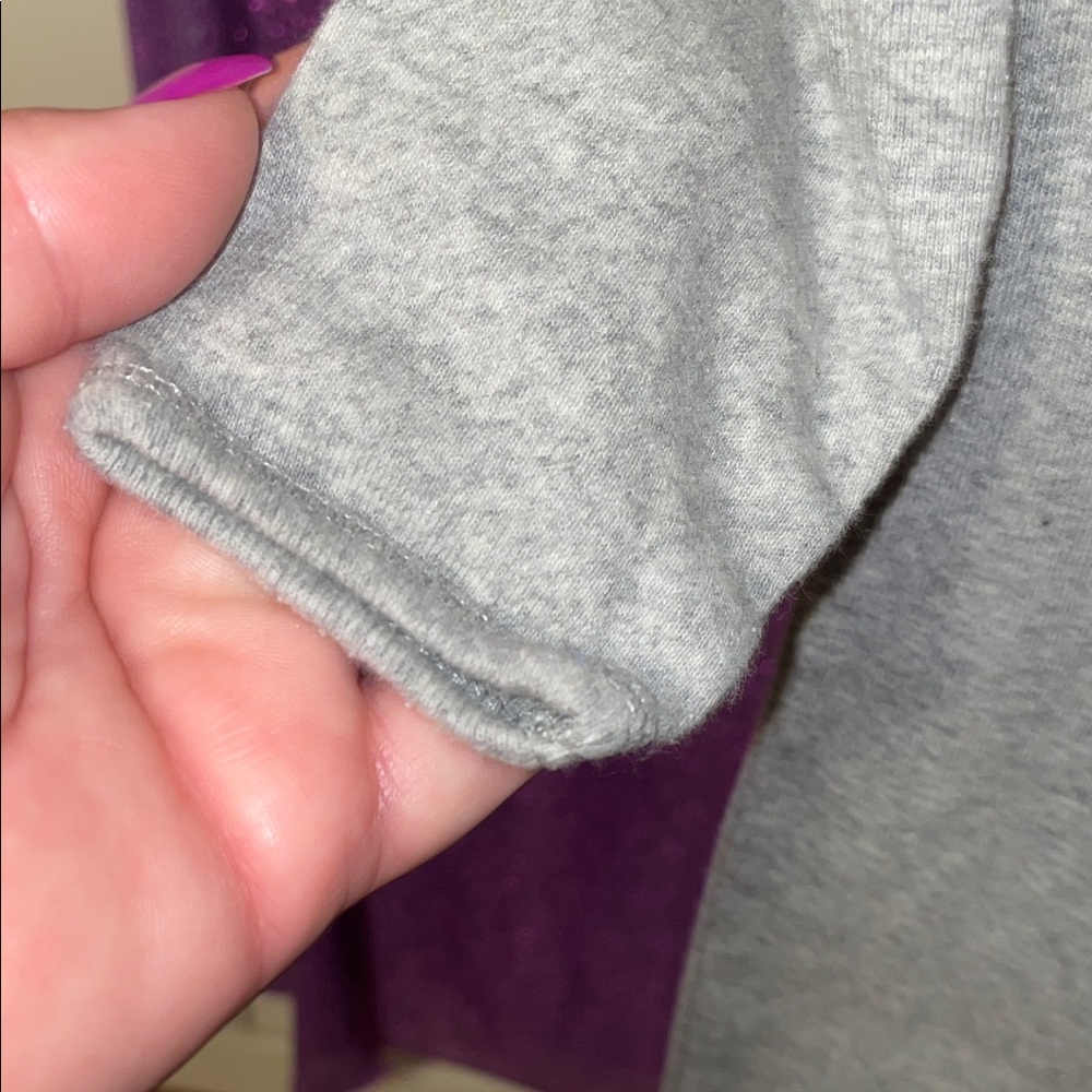 Burt's Bees Organic Cotton Baby Footie Sleeper - Gray 6-9M - Picture 4 of 8